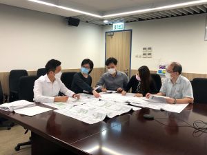 A dedicated team to process and approve building plans was set up under the LandsD to enhance plan approval efficiency for new development and redevelopment projects. 