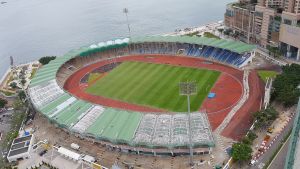 In 2018, the Siu Sai Wan Sports Ground was damaged by super typhoon Mangkhut. Mrs Sylvia LAM can still vividly remember the situation. Various government departments immediately launched repair works after the typhoon.