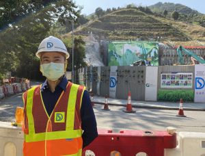 渠務署土力工程師高鳴遠說，沙田污水處理廠的搬遷計劃是香港現時最大規模的岩洞發展項目。