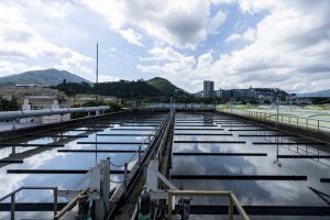 After relocation of the Sha Tin STW to caverns, the sewage treatment facilities pictured will be put inside the caverns to further reduce the impact of odour on the community to improve its environment.