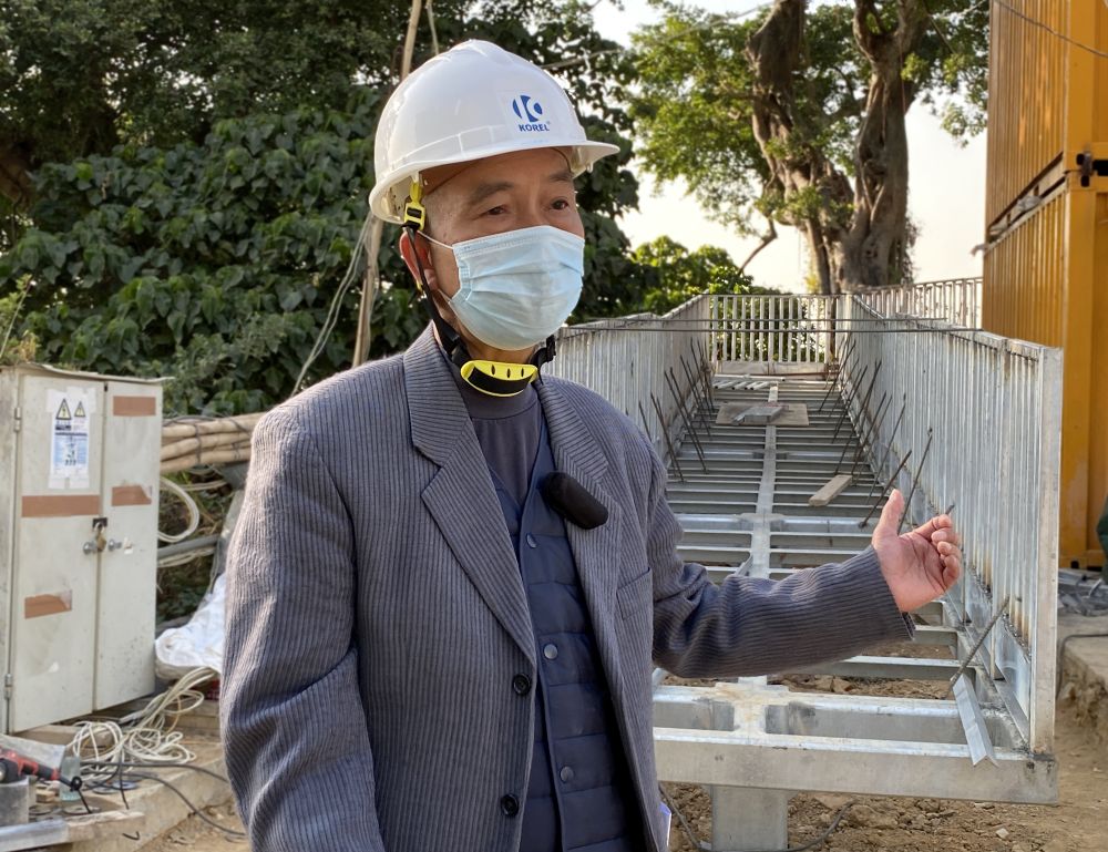 Mr LAM Sair-ling says that to comply with the Code of Practice for Fire Safety in Buildings and the requirements on barrier-free access, the revitalisation project will provide a new access ramp to the first floor of the Main Building.