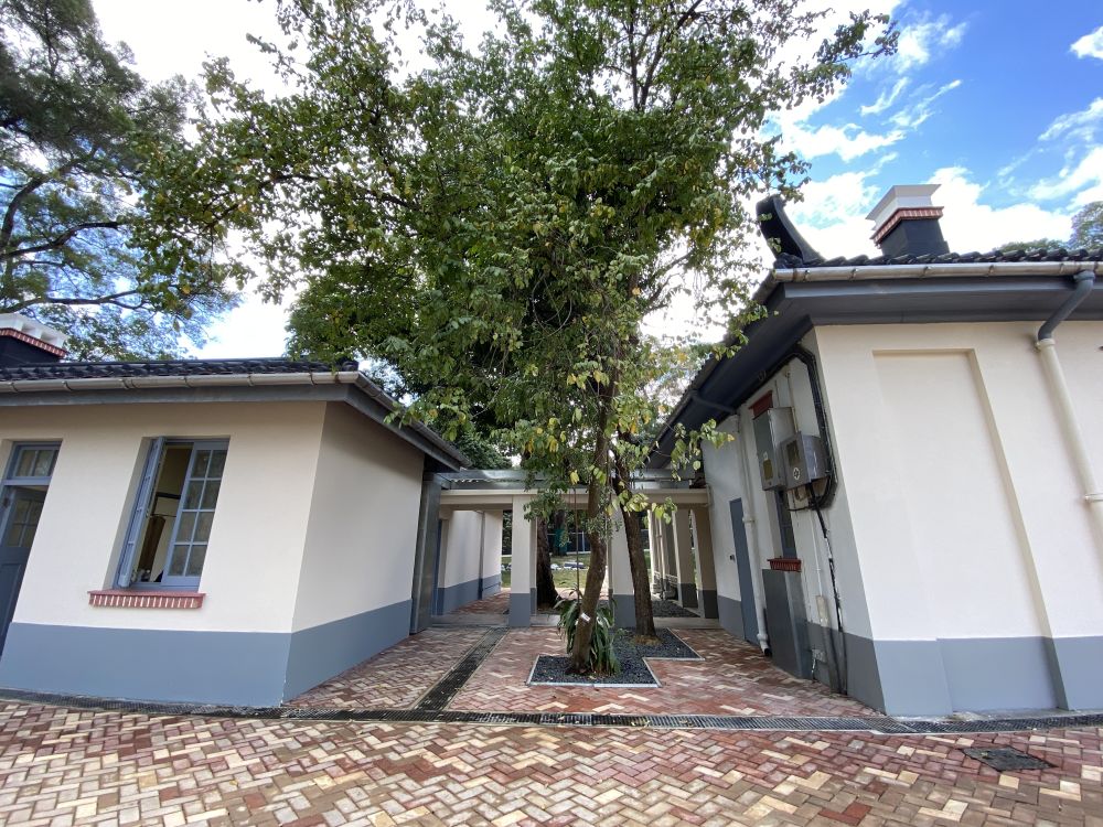 The LHTWC comprises the Main Block and the Bungalow, which are connected by a covered hallway.