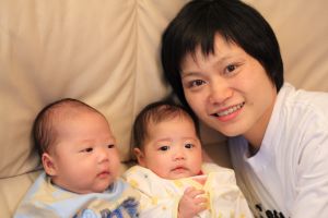 Ms Iris LAU’s boy-and-girl twins - the sister loves nature and animals while the younger brother enjoys things mechanical.