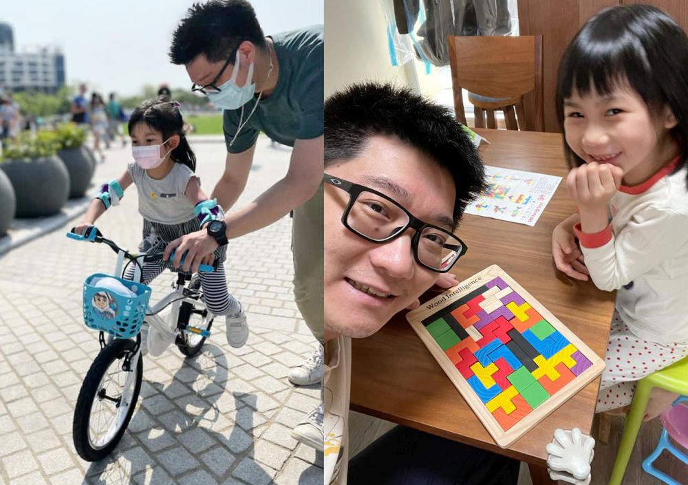 With his wife busy caring for their newborn son, the responsibility of taking care of their daughter has fallen on Mr Otto TANG’s shoulder. As a result, his daughter has become closer to him.