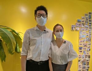 Both Mr Otto TANG and his wife, Ms FONG Man-sze, Anny, work as a Project Manager in the ArchSD. As it is Father’s Day, she wishes to say “thank you” to her husband.