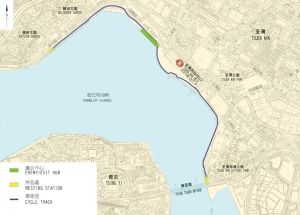 The new Tsuen Wan waterfront cycle track is about 2.3 km long. Built along the waterfront, it runs from Tsuen Wan Riviera Park to Bayview Garden, providing yet another option of leisure and recreation for the public.