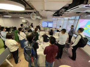 A recent talk organised by the GeoLab attracts many participants from the education sector.