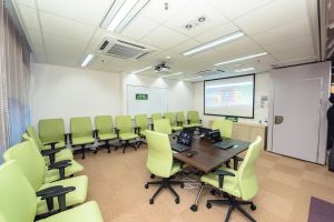 The meeting room in the GeoLab.