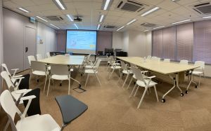 The multi-purpose room in the GeoLab.