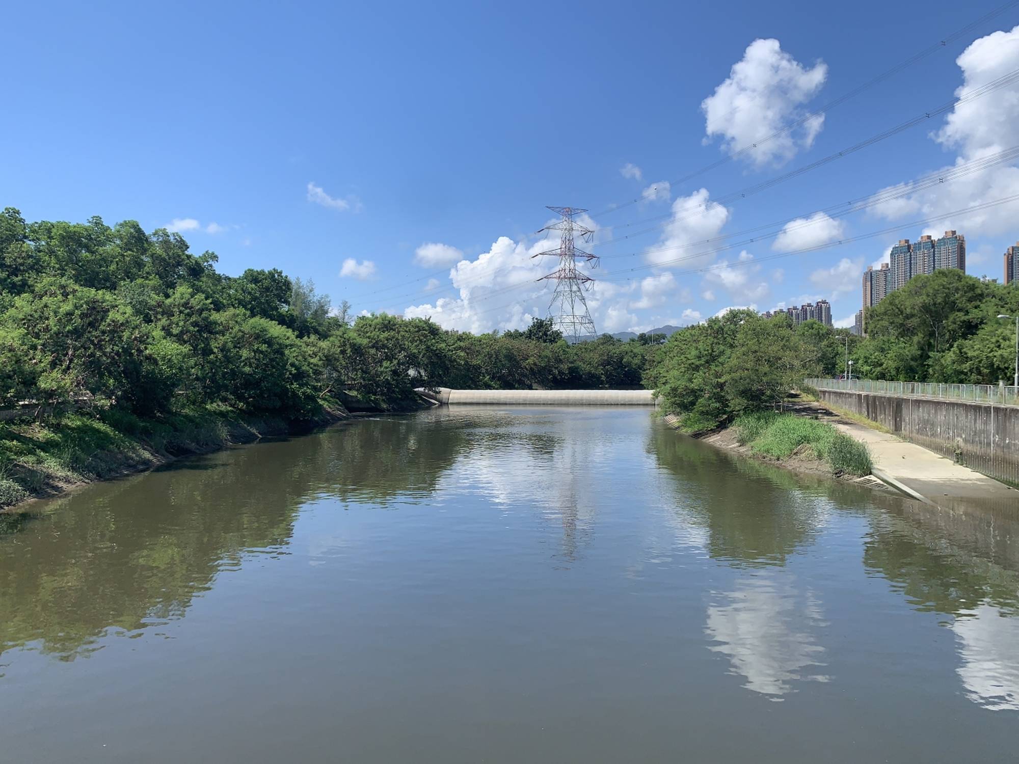 The Drainage Services Department (DSD) completed the construction of a ”canal”, Yuen Long Bypass Floodway, at the south of Yuen Long Town in 2006 to mitigate flood risks at the town centre.