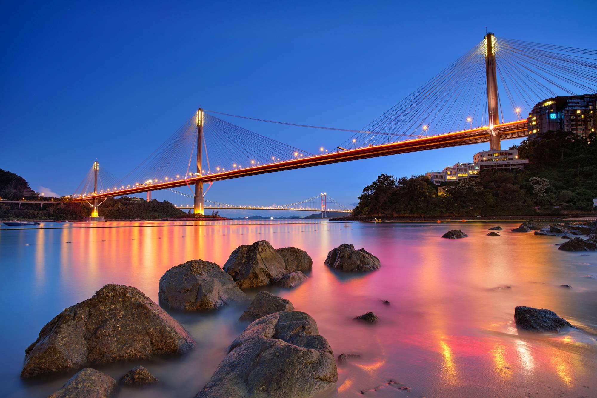 The construction of Ting Kau Bridge is one of Mr LAM Sai-hung’s most unforgettable works projects.