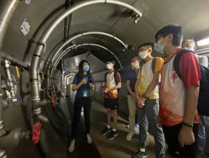 Sub-vertical drains are installed above the Po Shan Drainage Tunnel.