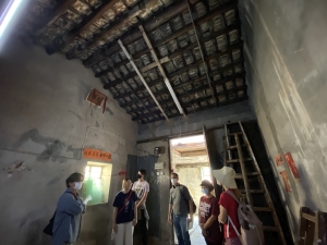 The Regenerating Shui Hau project includes restoration of historic buildings in Shui Hau Village, one of which is the pitched-roof stone house (a Grade 3 historic building) shown in the picture. Villagers will use it as a cultural centre after restoration.