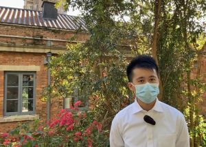 Assistant Clerk of Works of the ArchSD, Mr Victor WONG, adds that to prevent obstruction, maintenance workers have to regularly clean up the gutters between external walls and tiled roofs of the Club.