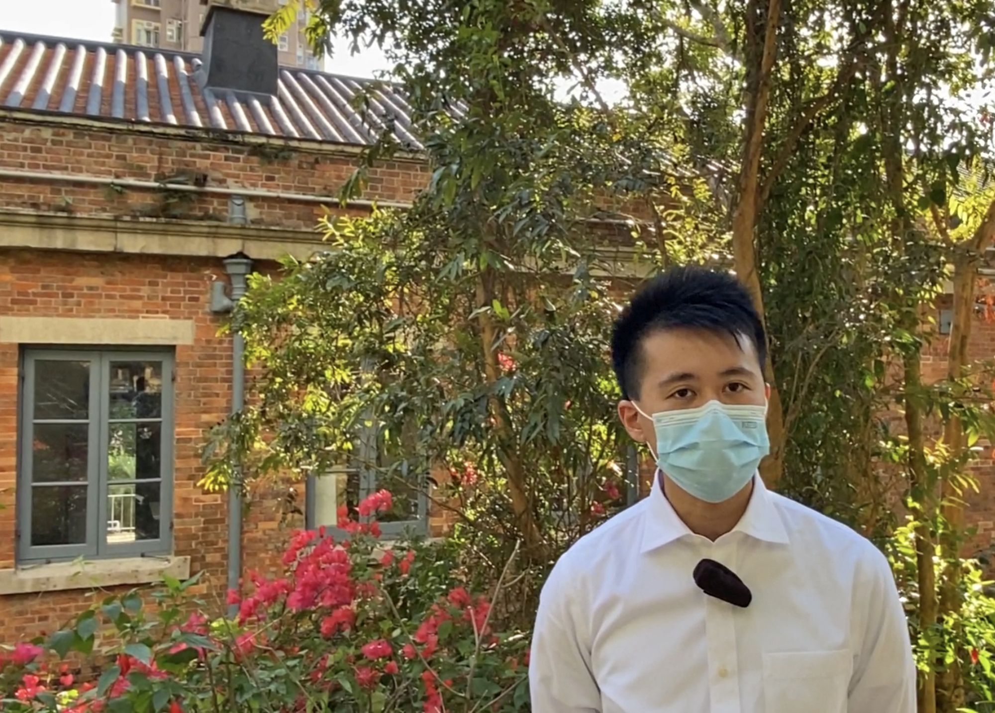 Assistant Clerk of Works of the ArchSD, Mr Victor WONG, adds that to prevent obstruction, maintenance workers have to regularly clean up the gutters between external walls and tiled roofs of the Club.