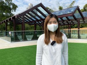 Engineer/Kowloon (Headworks) of the Water Supplies Department (WSD), Ms CHENG Hoi-yi, says that colleagues of the WSD have studied a lot of information, as well as plans and drawings about the service reservoir to prepare for the guided tours.