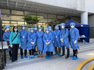 The Buildings Department (BD) conducted an RTD operation in respect of Block 1 and Block 2, Sherwood Court, Kingswood Villas, Yuen Long on 8 and 9 March.