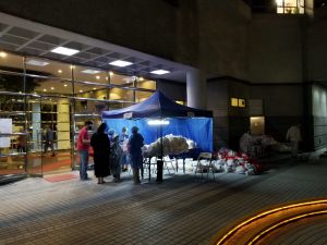 The Buildings Department (BD) conducted an RTD operation in respect of Block 1 and Block 2, Sherwood Court, Kingswood Villas, Yuen Long on 8 and 9 March.