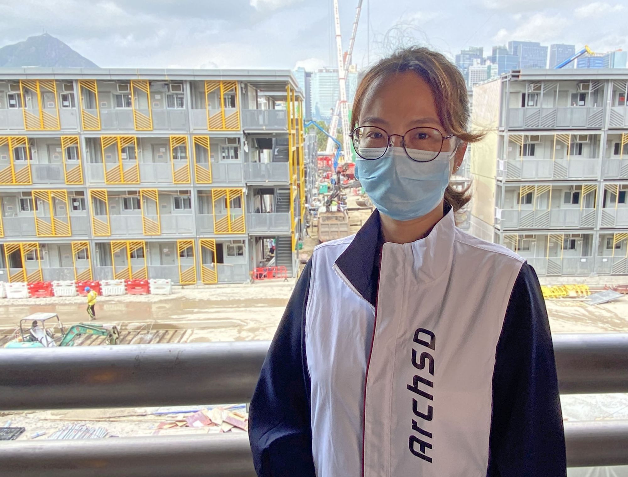 Technical Secretary of the Architectural Services Department (ArchSD), Miss LAW Mei-sze, Michelle, says the CIF at Kai Tak will be completed in two phases in May and June.