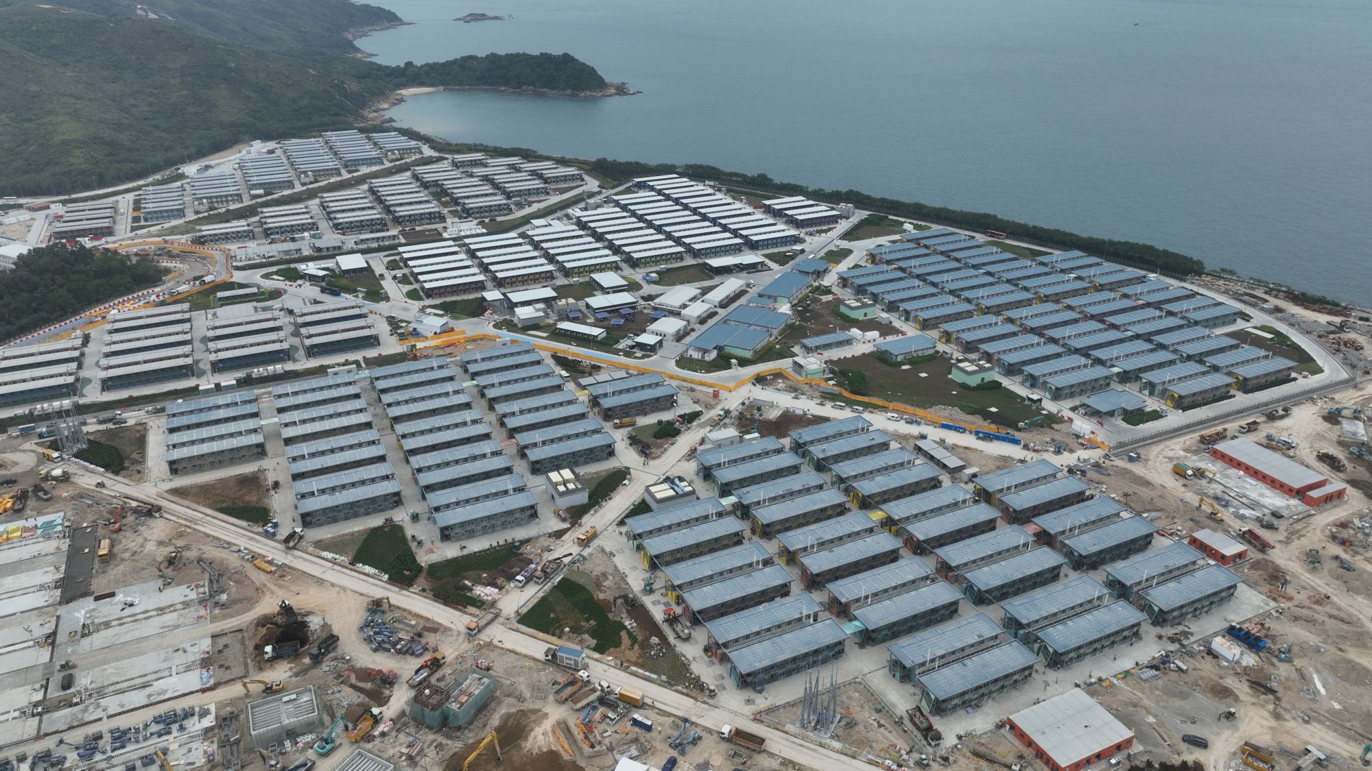 Each block of the Penny’s Bay CIF has two storeys and each unit is equipped with an individual toilet and bathroom.