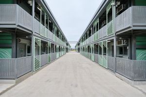 Each block of the Penny’s Bay CIF has two storeys and each unit is equipped with an individual toilet and bathroom.