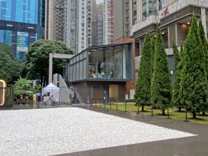 The new extension of Oi! in North Point has been completed and opened to the public recently. Photo shows the entire art space.