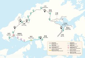 The Government strives to implement the approximately 82 km-long NTCTN.  As part of the network, Tuen Mun to Ma On Shan backbone section (about 60 km long) has been opened in 2020, while the Tsuen Wan to Tuen Mun backbone section, about 22 km long, is being taken forward in phases.