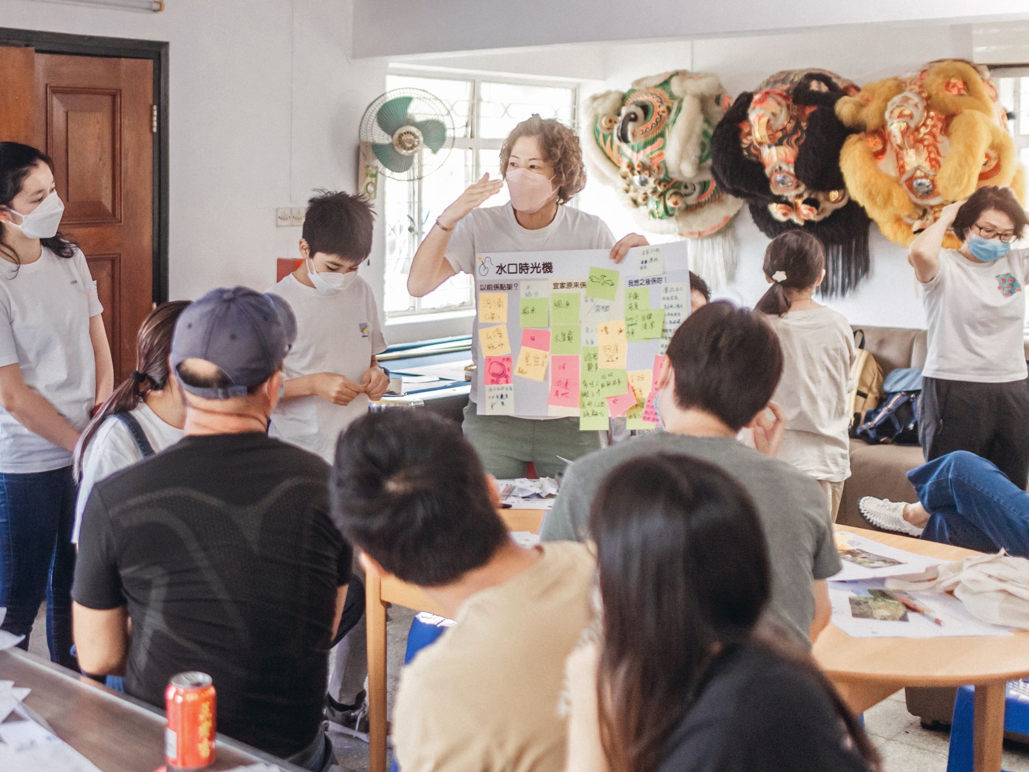 The SLO also held workshops to collect stakeholders’ opinions on topics such as environmental management, biodiversity and village culture of Shui Hau, and painted a mural with some of the discussion results.