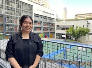 Architect of the ArchSD, Ms KWAN Tze-pui, Rosalie, said that the team has put a lot of efforts in the school design, including in-situ preservation of a large existing tree and the use of circular ramp around the courtyard to link up various important spaces of the school.