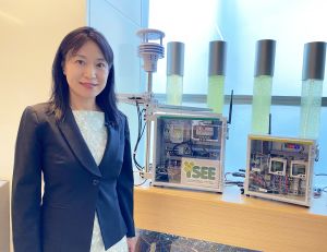Senior Engineer (Energy Efficiency) of the EMSD, Ms CHEUNG Man-chit, Jovian, says that the Renewable-energy Explorer (iSEE) can collect real-time weather data, which can give a more accurate estimation of potential power generation of the renewable energy system and the returns it can bring.