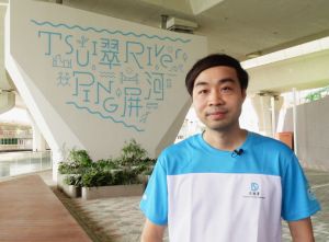 Engineer (Drainage Projects) of the DSD, Mr WONG Cheuk-lun, says the project team completed ahead of schedule the Tsui Ping Seaside, which connects Kwun Tong and Cha Kwo Ling to create a harbourfront of about 1.7 km.