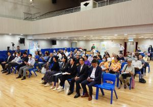 Pictured is the district briefing on the MBIS held in the Yau Tsim Mong district.