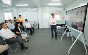SDEV, Ms Bernadette LINN and Permanent Secretary for Development (Works), Mr Ricky LAU recently visited Tam Mi in Yuen Long to look at the quarters’ facilities and amenities.