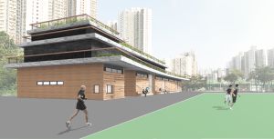 The DSD is building an underground stormwater storage tank at Sau Nga Road Playground in Kwun Tong to help reduce the burden of the local drainage system. Picture is an artist’s impression of it upon the completion of the scheme.