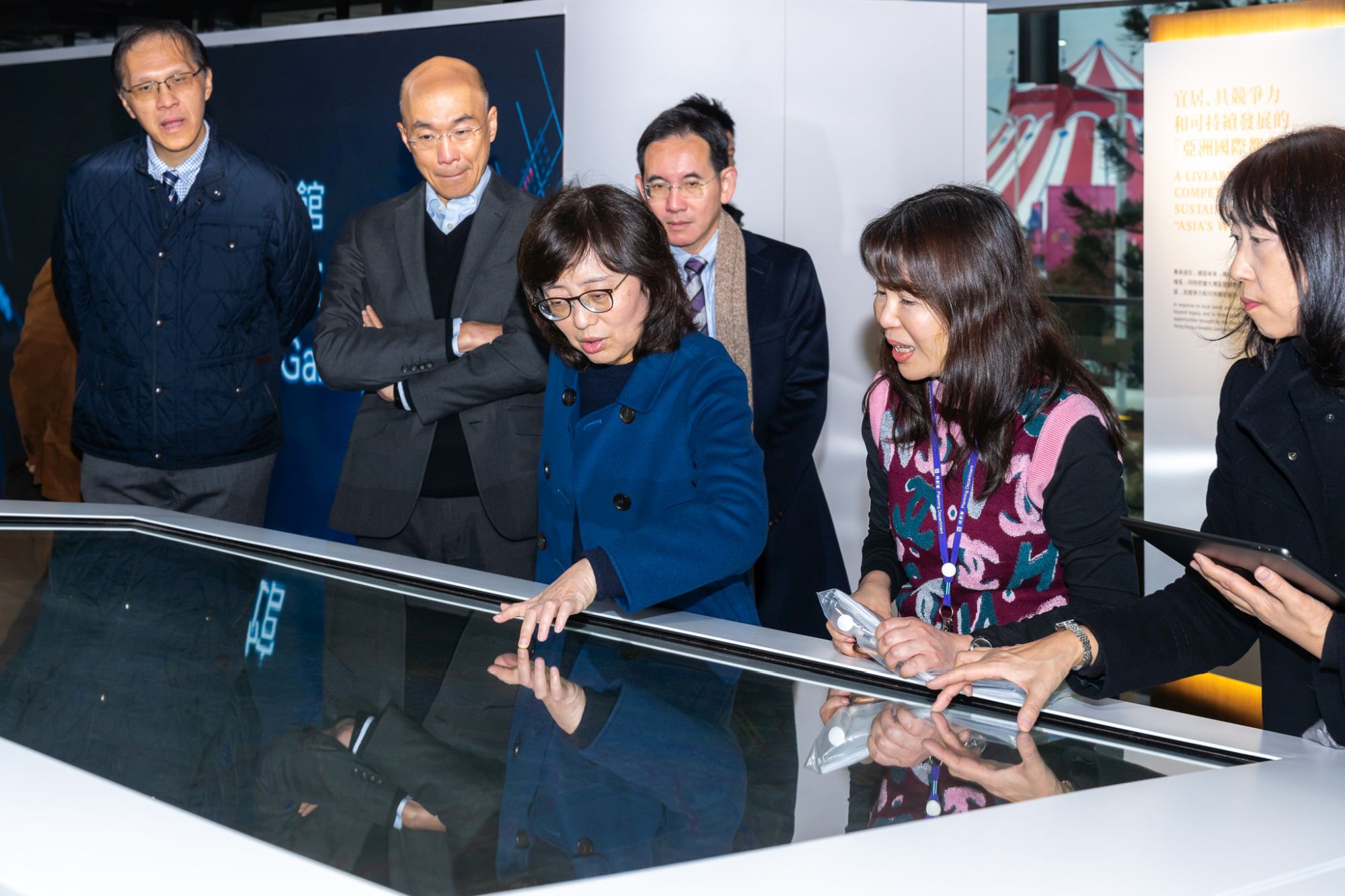 「策略宏圖」大型互動屏幕