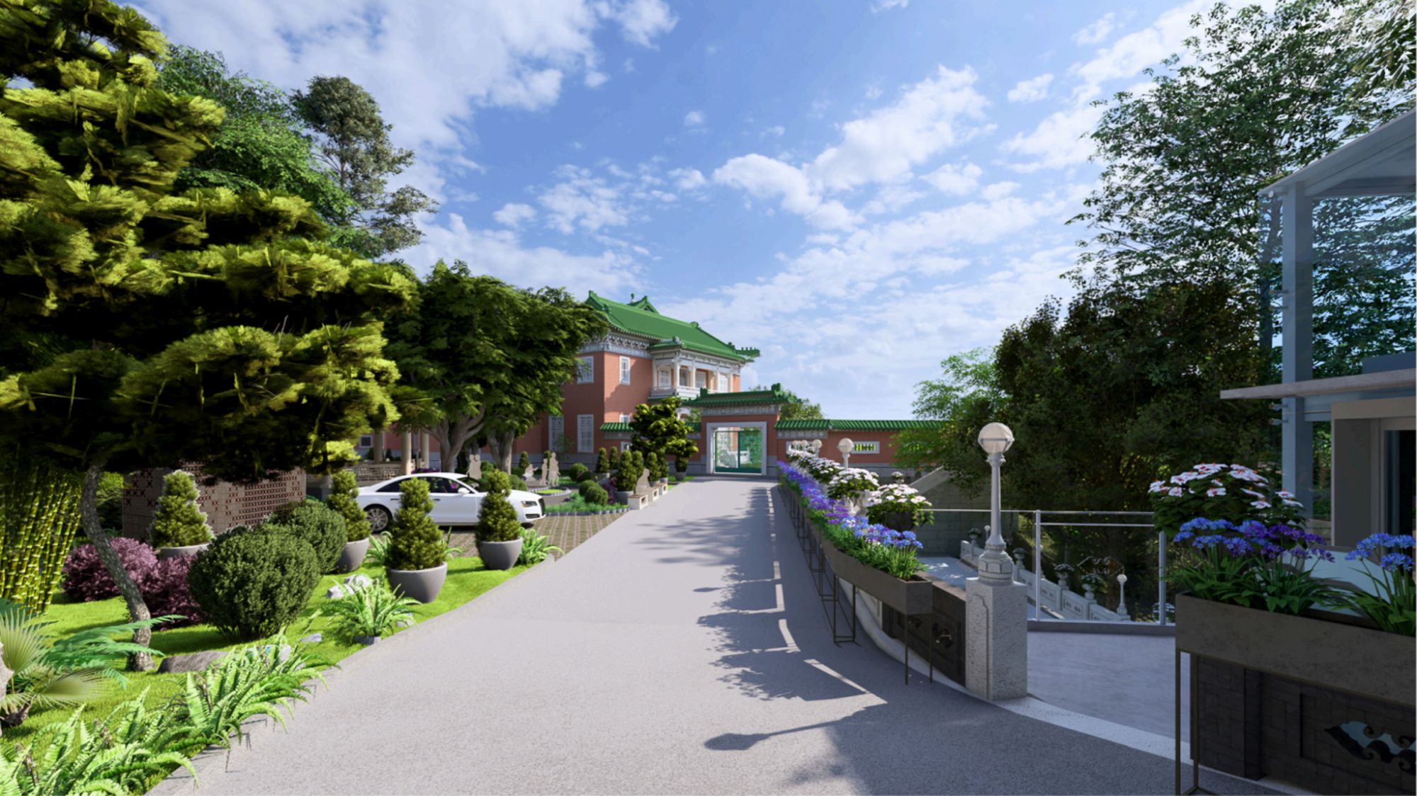 景賢里已納入發展局第六期「活化歷史建築伙伴計劃」，現正進行詳細設計階段，負責營運項目的非牟利機構計劃將景賢里活化為健康生活地標及學習中心—「景賢里．養生殿－基於普洱茶、中醫藥」，透過加深社會大眾對普洱茶、中醫藥和藥材的認識，以推廣健康生活。圖示「景賢里．養生殿－基於普洱茶、中醫藥」構想圖。