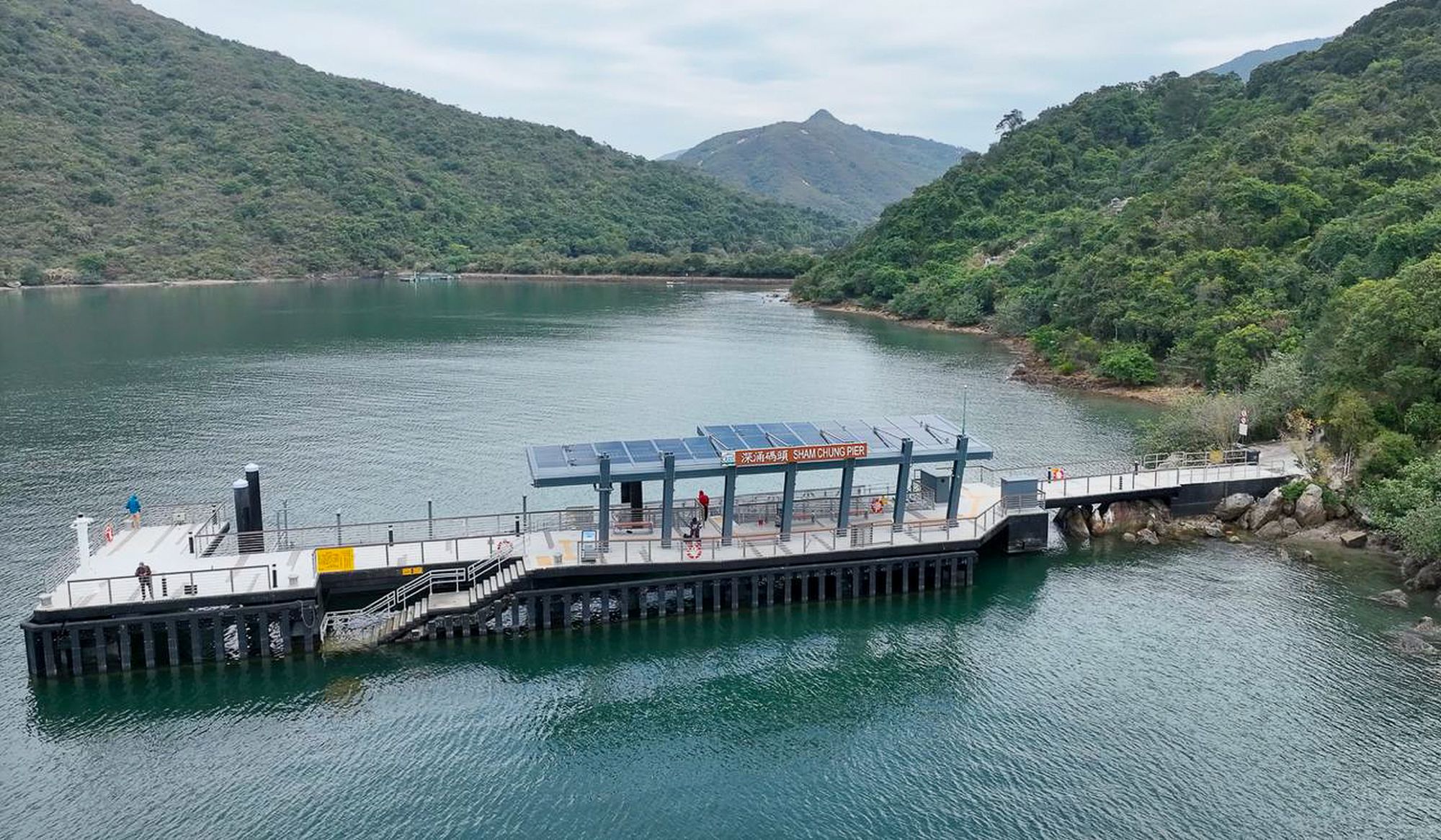 大埔深涌碼頭。