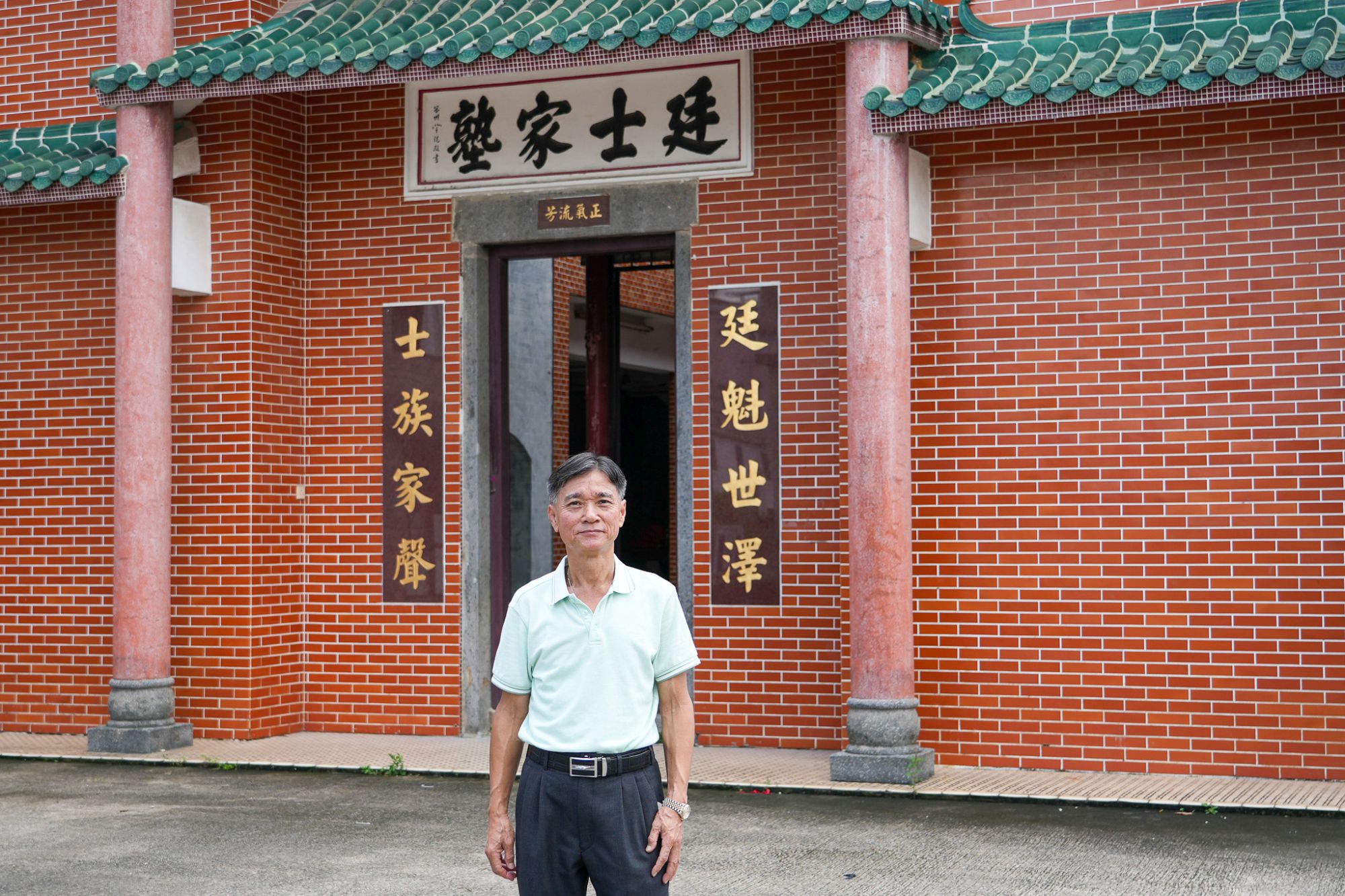 洲頭村村長文慶龍很高興政府會在發展同時預留空間。