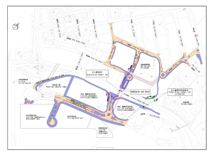 Kai San Road (see diagram) is a new carriageway about 570 metres long that runs across Prince Edward Road East and connects with the existing Concorde Road in the KTD area and Tsat Po Street in San Po Kong.