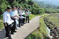 Officers of the Planning Department, District Lands Office, Tai Po, Environmental Protection Department and Agriculture, Fisheries and Conservation Department today (October 24) inspect the site at Pak Sha O.