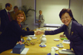 Mrs Lam meets with the Minister of Housing and Communications of Finland, Ms Krista Kiuru (left).