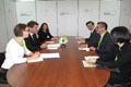 Mr Chan (second right) meets with the State Secretary - Deputy Minister of Construction, Housing and Utilities of the Russian Federation, Mr Aleksandr Plutnik (second left). Looking on are Mr Chung (third right) and Ms Au (first right).