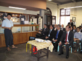 The delegation visits the Yangon Heritage Trust office today and receives briefing on the work of the trust.