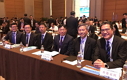 The Secretary for Development, Mr Michael Wong, today (July 23) led a delegation from Hong Kong to attend the 2018 Mainland and Hong Kong Construction Forum in Guiyang. Photo shows Mr Wong (first right) at the Forum with (from second right) the Permanent Secretary for Development (Works), Mr Hon Chi-keung; the Director of Civil Engineering and Development, Mr Lam Sai-hung; the Director of Water Supplies, Mr Wong Chung-leung; the Director of Drainage Services, Mr Edwin Tong; and the Executive Director of the Construction Industry Council, Mr Albert Cheng.