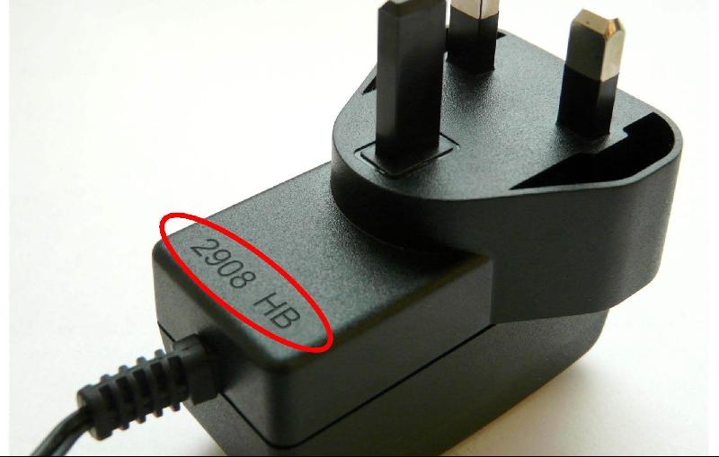 Picture shows the adaptor embossed with week code "2908", which is among the 0108 -4308 batch manufactured in 2008.