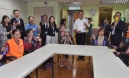 The Secretary for Development, Mr Michael Wong, visited Tuen Mun District this afternoon (November 23). Photo shows Mr Wong (centre right) visiting the Yan Oi Tong Woo Chung District Elderly Community Centre.