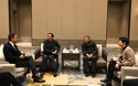 The Secretary for Development, Mr Michael Wong, attended a seminar on cultural heritage co-operation in the Guangdong-Hong Kong-Macao Greater Bay Area in Shenzhen today (December 6). Photo shows Mr Wong (first left) meeting with (from second left) the Director General of the National Cultural Heritage Administration, Mr Liu Yuzhu; the Vice Governor of Guangdong Province, Mr Xu Ruisheng; and the Vice President of the Cultural Affairs Bureau of the Macao Special Administrative Region Government, Ms Deland Leong, before the seminar.