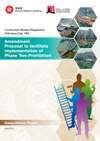 Amendment Proposal to facilitate implementation of Phase Two Prohibition