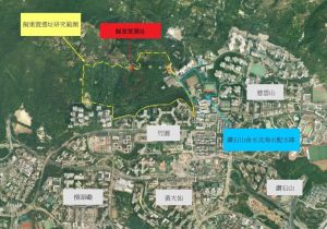 The existing and proposed relocation sites of the Diamond Hill Fresh Water and Salt Water Service Reservoirs (DHSRs)