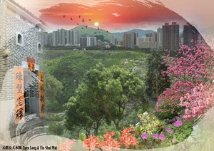 The greening theme for Yuen Long is “Golden Sunset”.